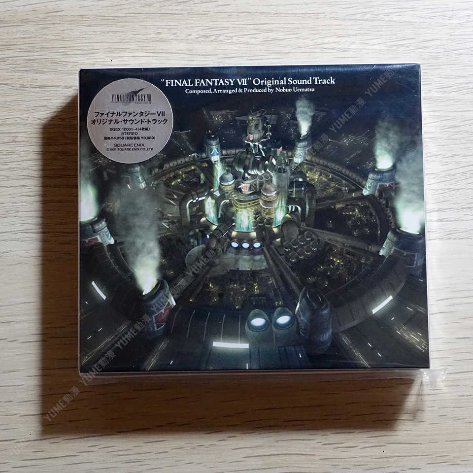 YUME動漫【FINAL FANTASY VII 原聲帶】 4CD 太空戰士 FF7 OST (日版代購)