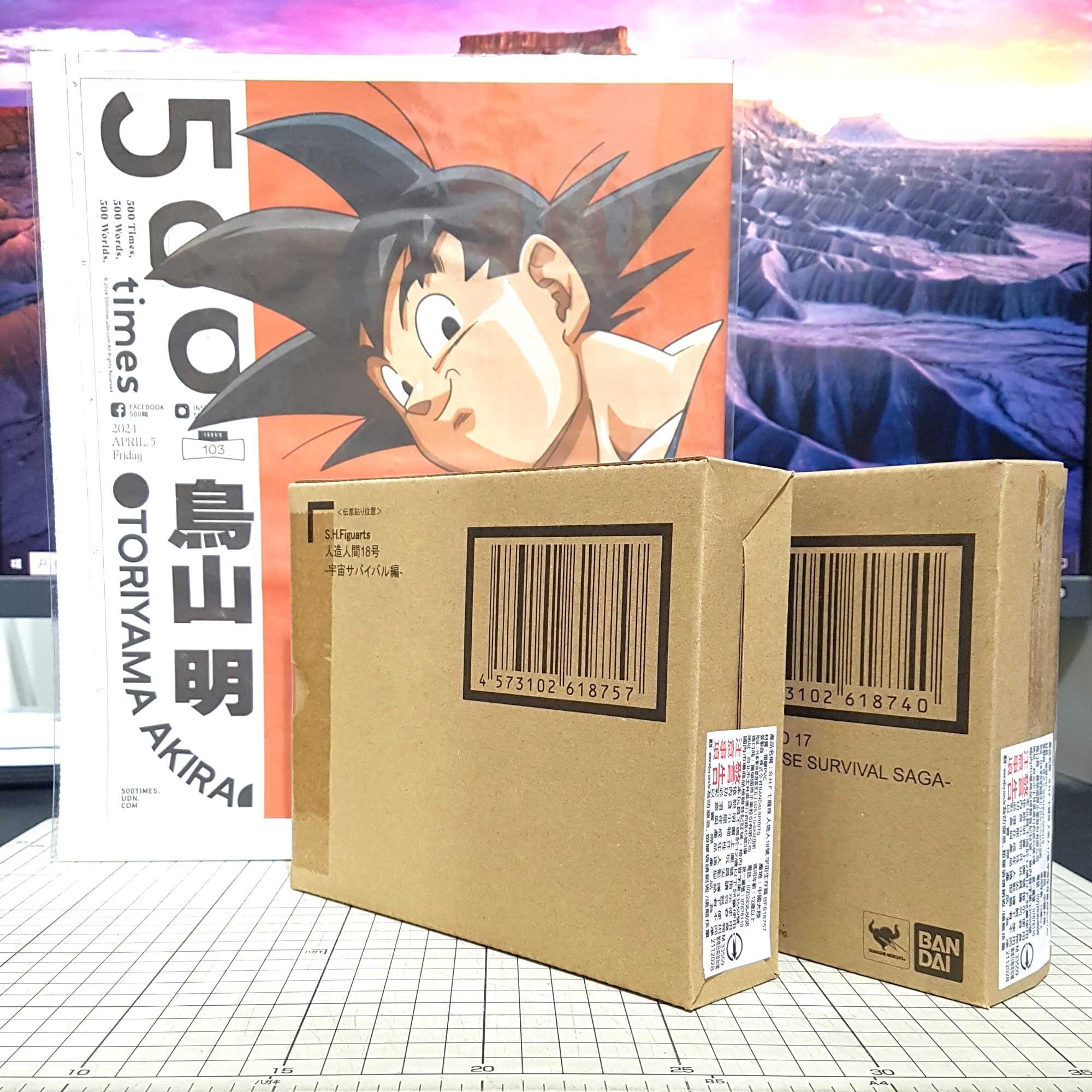 [長夜]現貨 S.H.Figuarts SHF 17號 18號 七龍珠超 宇宙生存篇 代理版 聯合報 鳥山明特輯 萬代