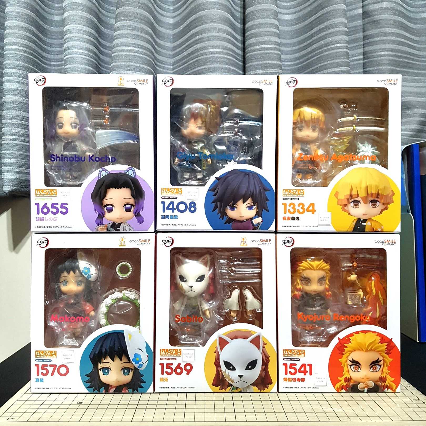 [長夜餘火]現貨 GSC 黏土人 我妻善逸、煉獄杏壽郎、富岡義勇、胡蝶忍、錆兔、真菰 鬼滅之刃 炎柱 水柱 蟲柱