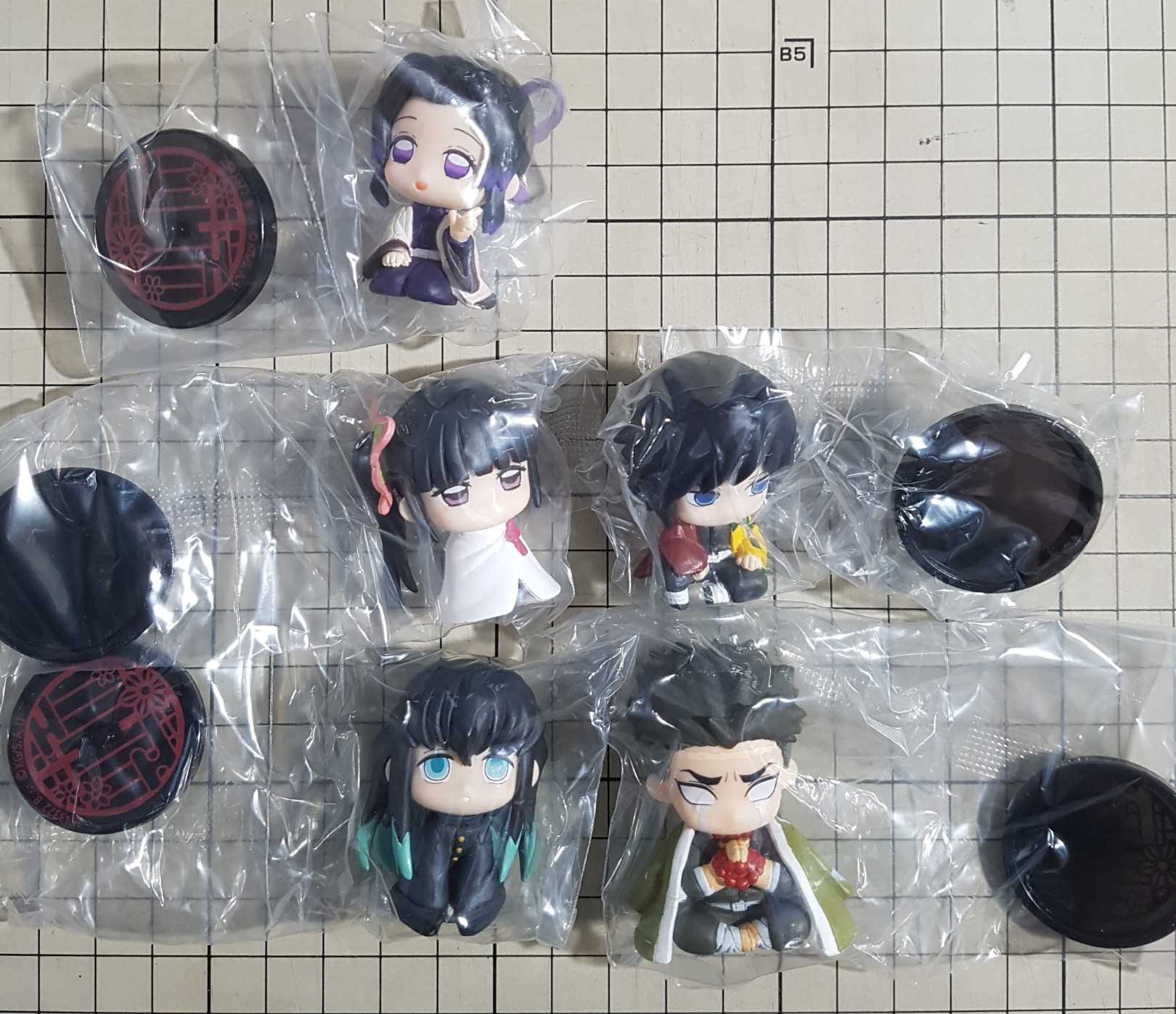 [長夜餘火]現貨24小時出貨 BANDAI 鬼滅之刃 坐姿 P2 第二彈 全套五款 霞柱 巖柱 水柱 蟲柱 慄花落香奈乎