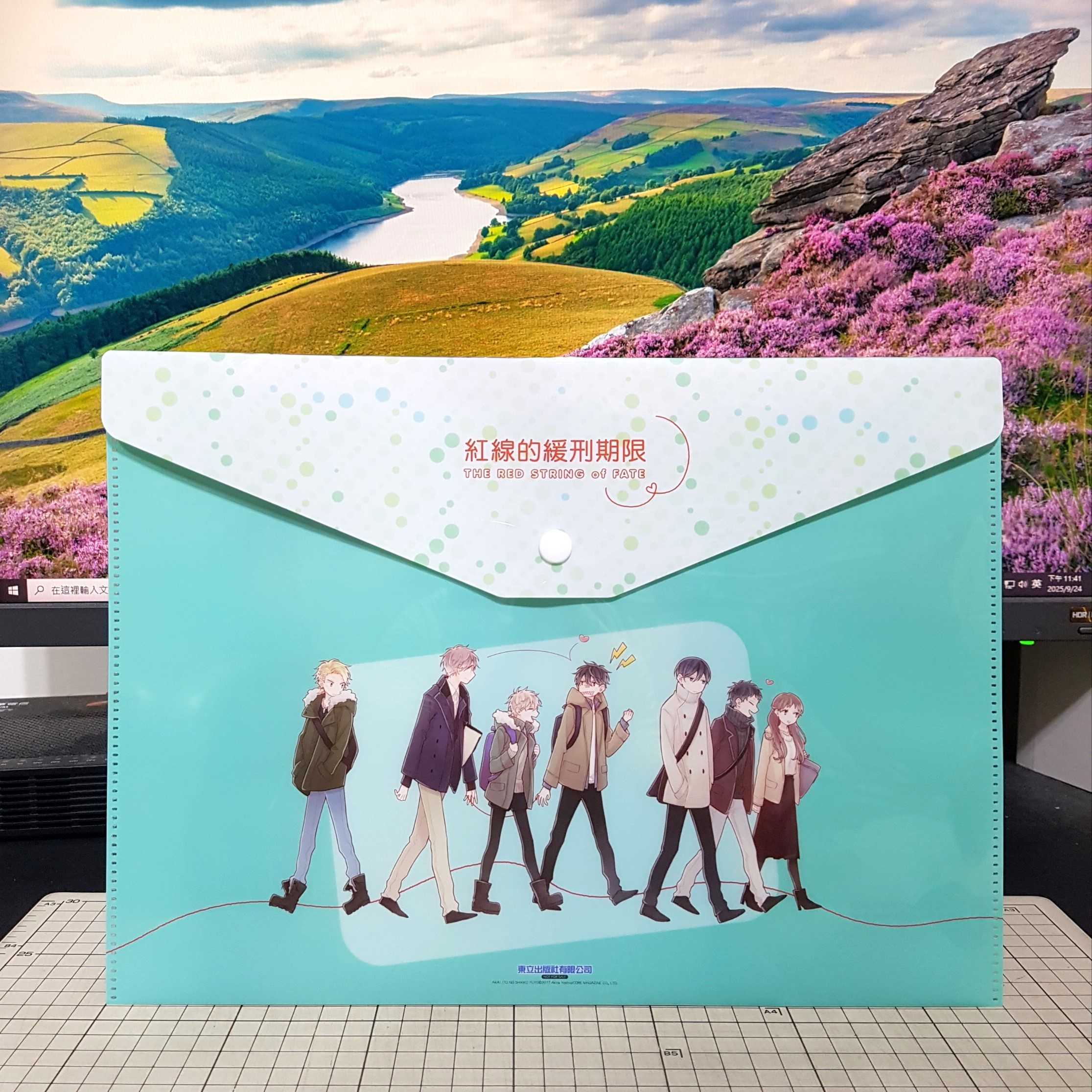 [長夜餘火]現貨24小時出貨 紅線的緩刑期限 A4橫式資料袋 吉尾アキラ 2023 東立 春納祭