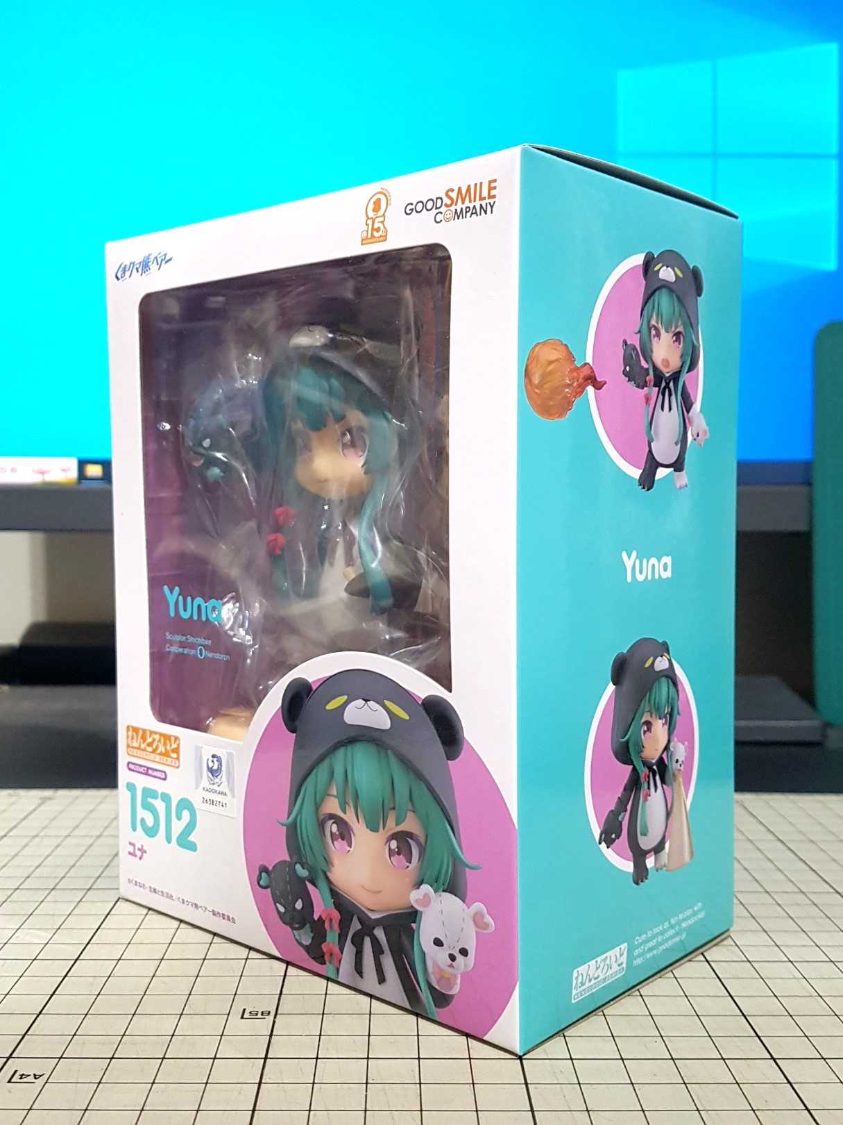 [長夜餘火]現貨24小時出貨 代理版 GSC 黏土人 優奈 1512 熊熊勇闖異世界 全新