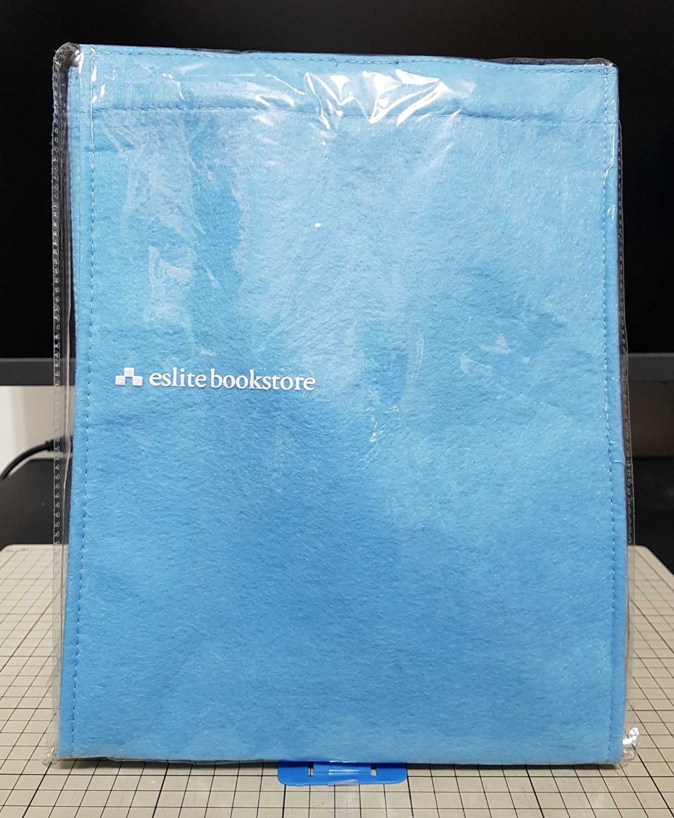 [長夜餘火]現貨24小時出貨 誠品系列 環保提袋 小 淺藍 新版 全新