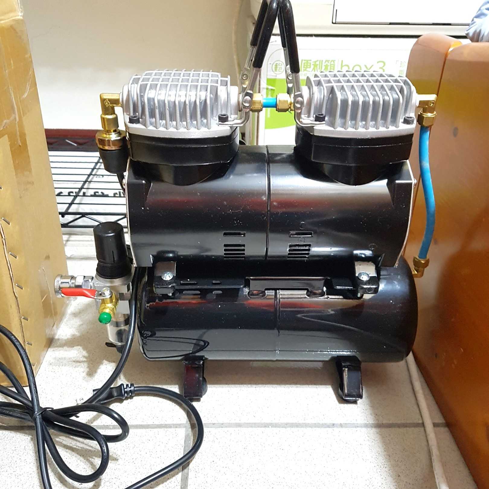[長夜餘火]現貨限宅配 空壓機 調壓 濾水 氣瓶全配 壓力5~7KG 壓力表