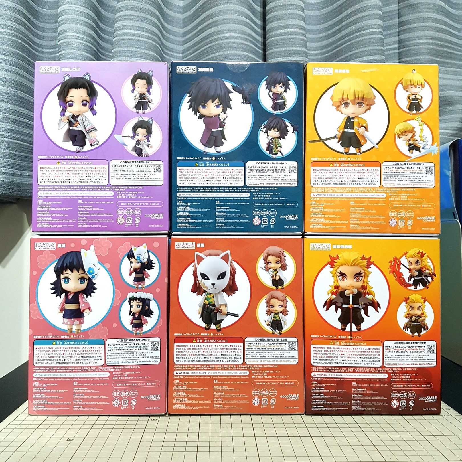 [長夜餘火]現貨 GSC 黏土人 我妻善逸、煉獄杏壽郎、富岡義勇、胡蝶忍、錆兔、真菰 鬼滅之刃 炎柱 水柱 蟲柱