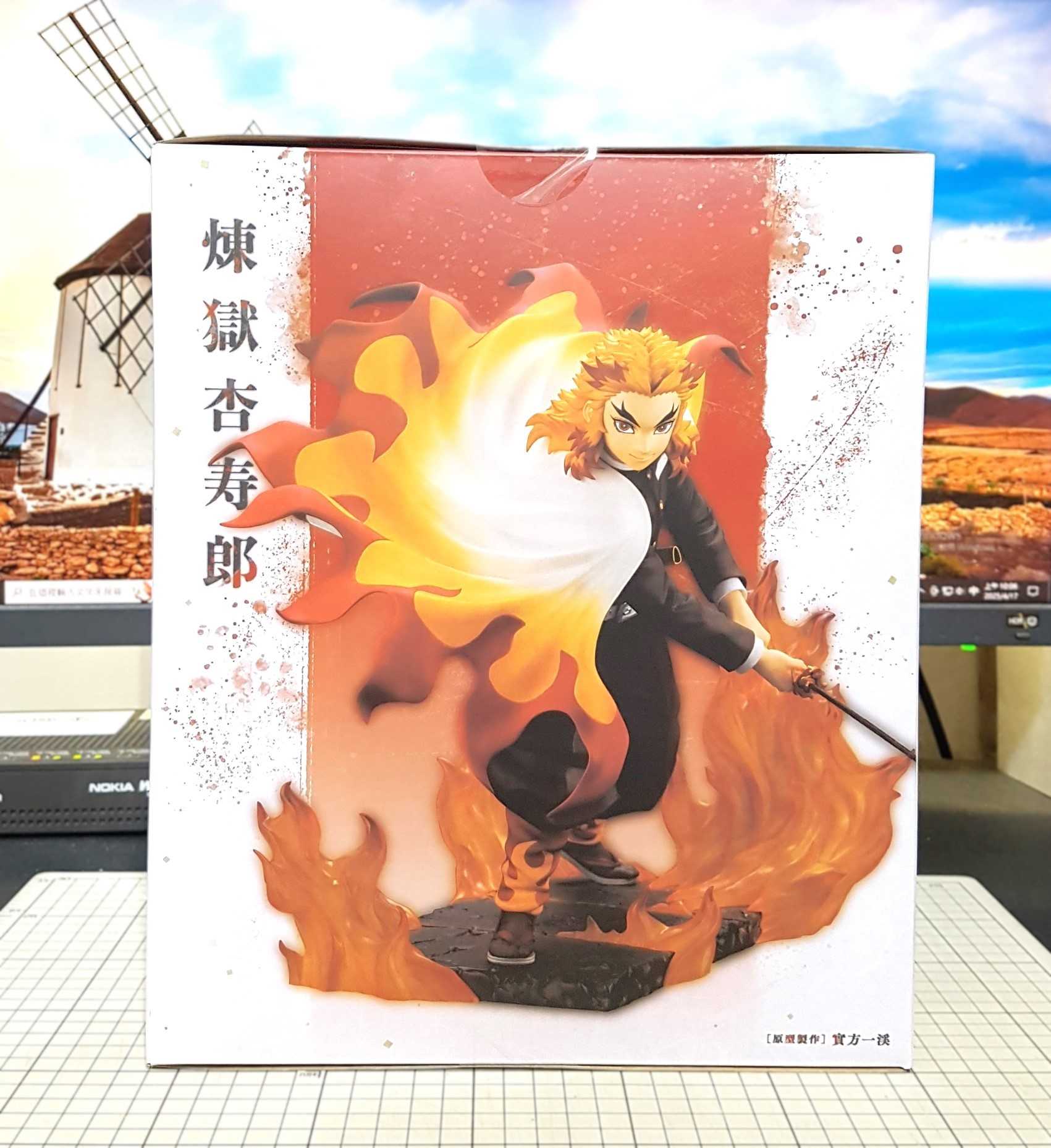 [長夜餘火]現貨24小時出貨 特典 壽屋 ARTFX J 煉獄杏壽郎 炎柱 1/8 鬼滅之刃 代理版 全新