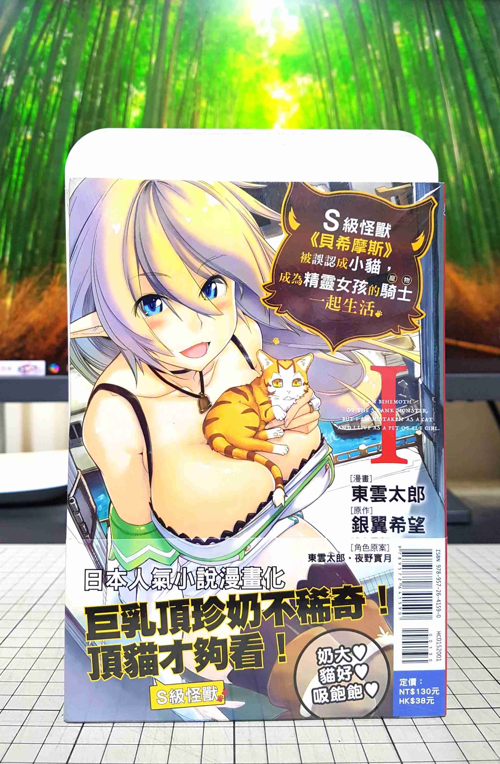 [長夜餘火]現貨 S級怪獸《貝希摩斯》被誤認成小貓，成為精靈女孩的騎士（寵物）一起生活 1 首刷書腰 東雲太郎 銀翼希望