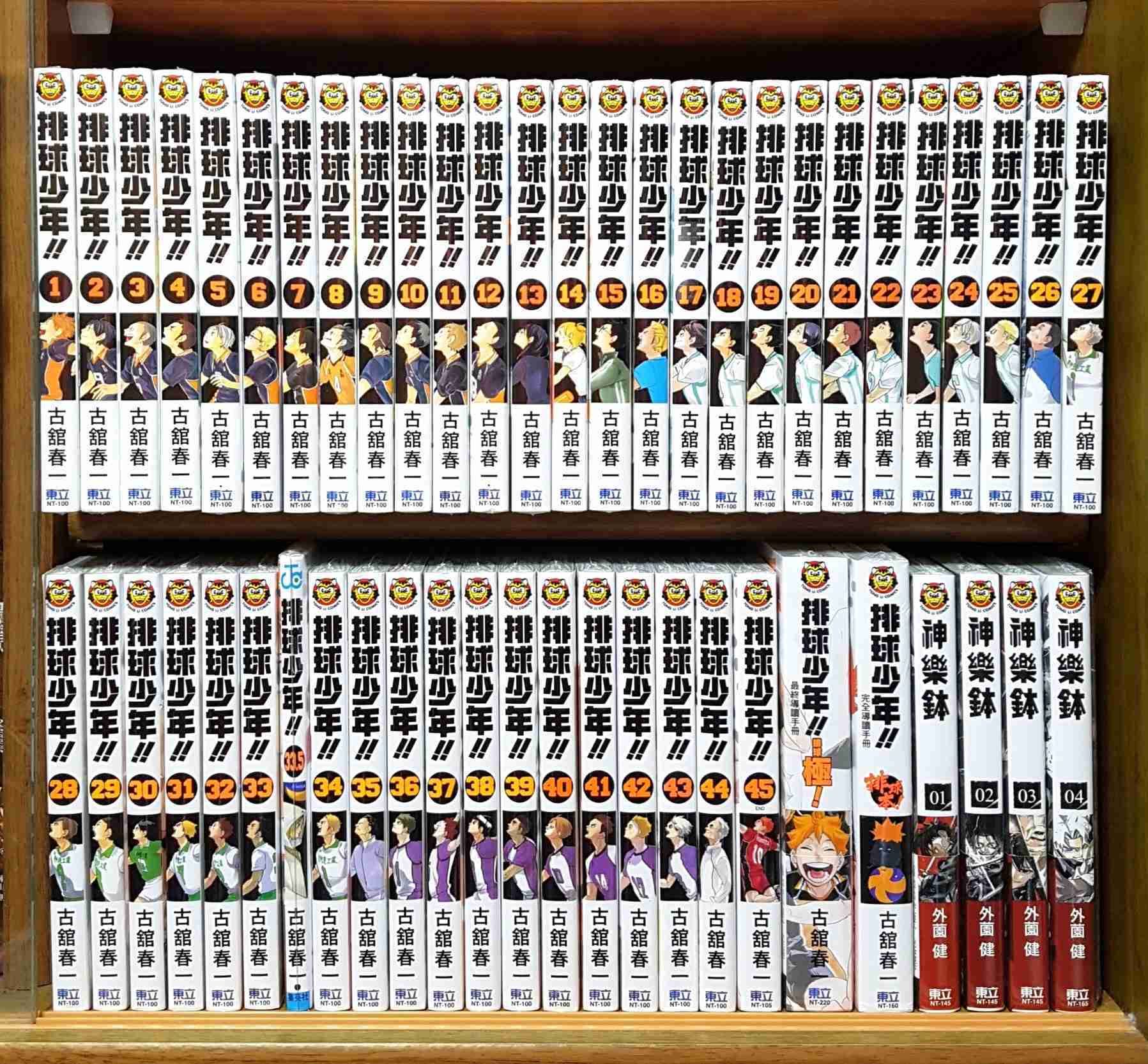[長夜餘火]現貨24小時出貨 排球少年 1~45、33.5 最終導讀手冊 排球極 排球本 古舘春一 東立 全新
