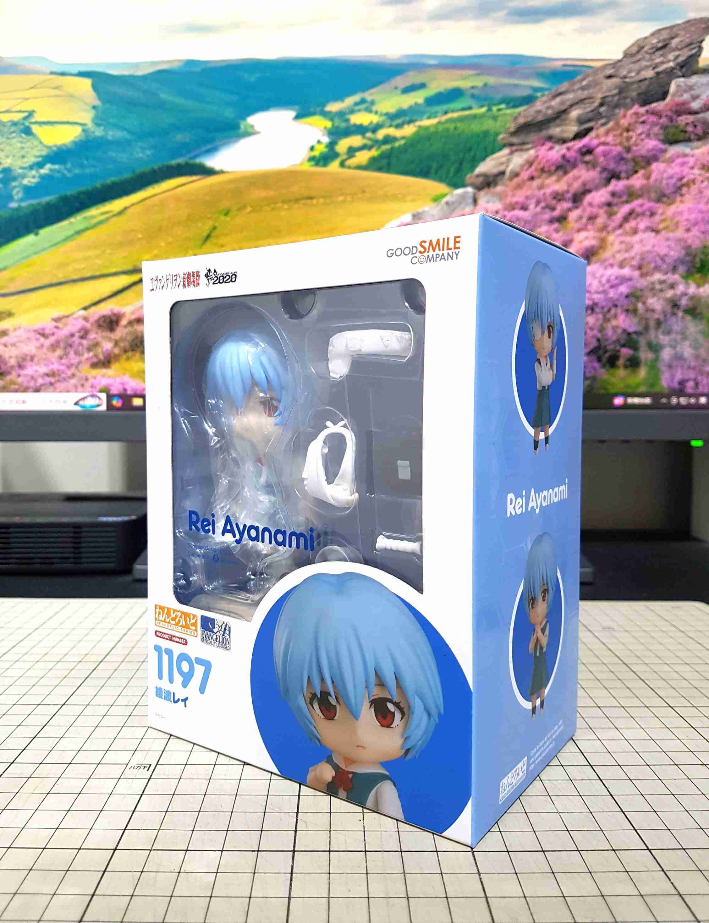 [長夜餘火]首販 現貨24小時出貨 GSC 黏土人 綾波零 制服 1197 新世紀福音戰士 新劇場版 代理版 全新