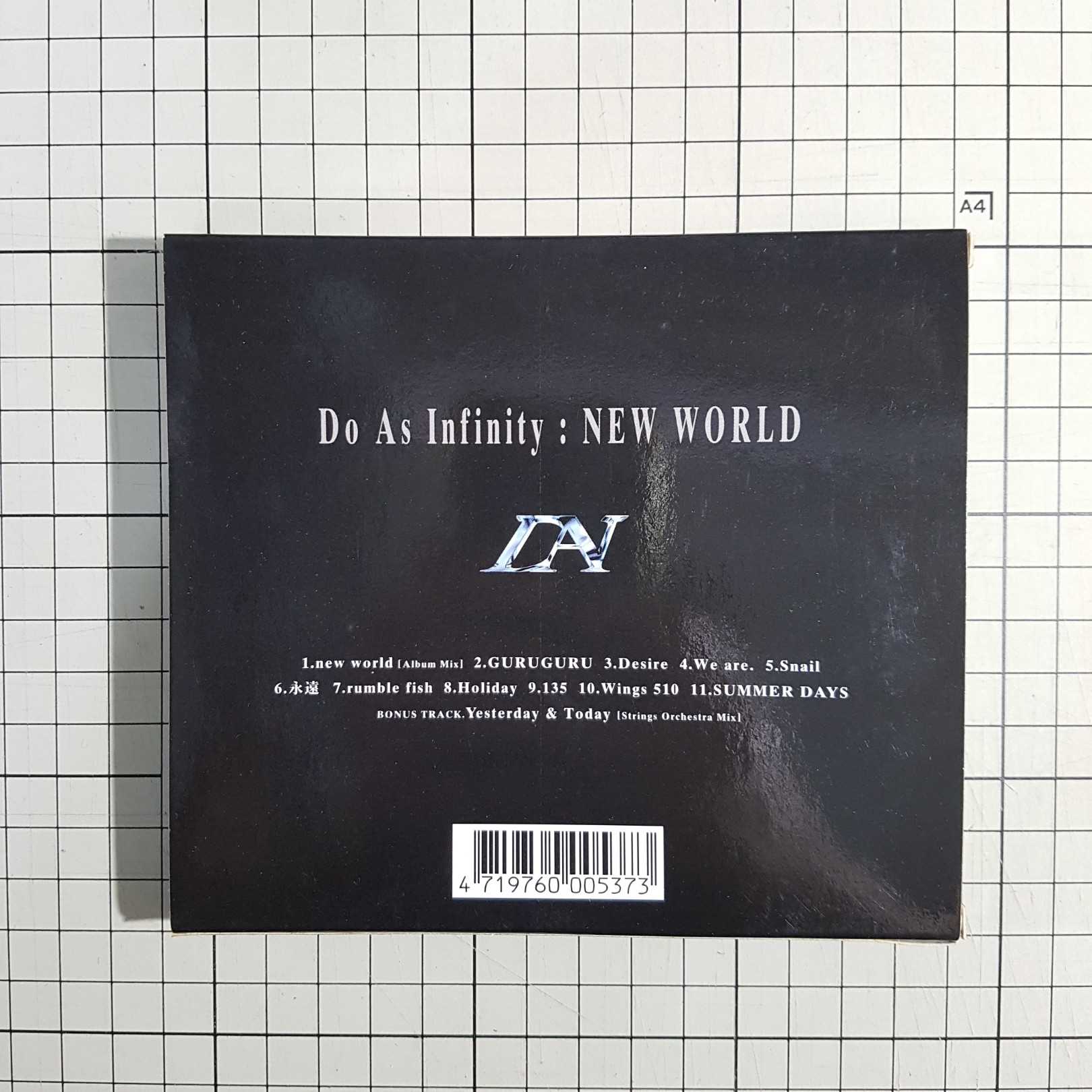 [長夜餘火]現貨24小時出 自藏狀況好 Do As Infinity 大無限樂團 D.A.I NEW WORLD 新世界
