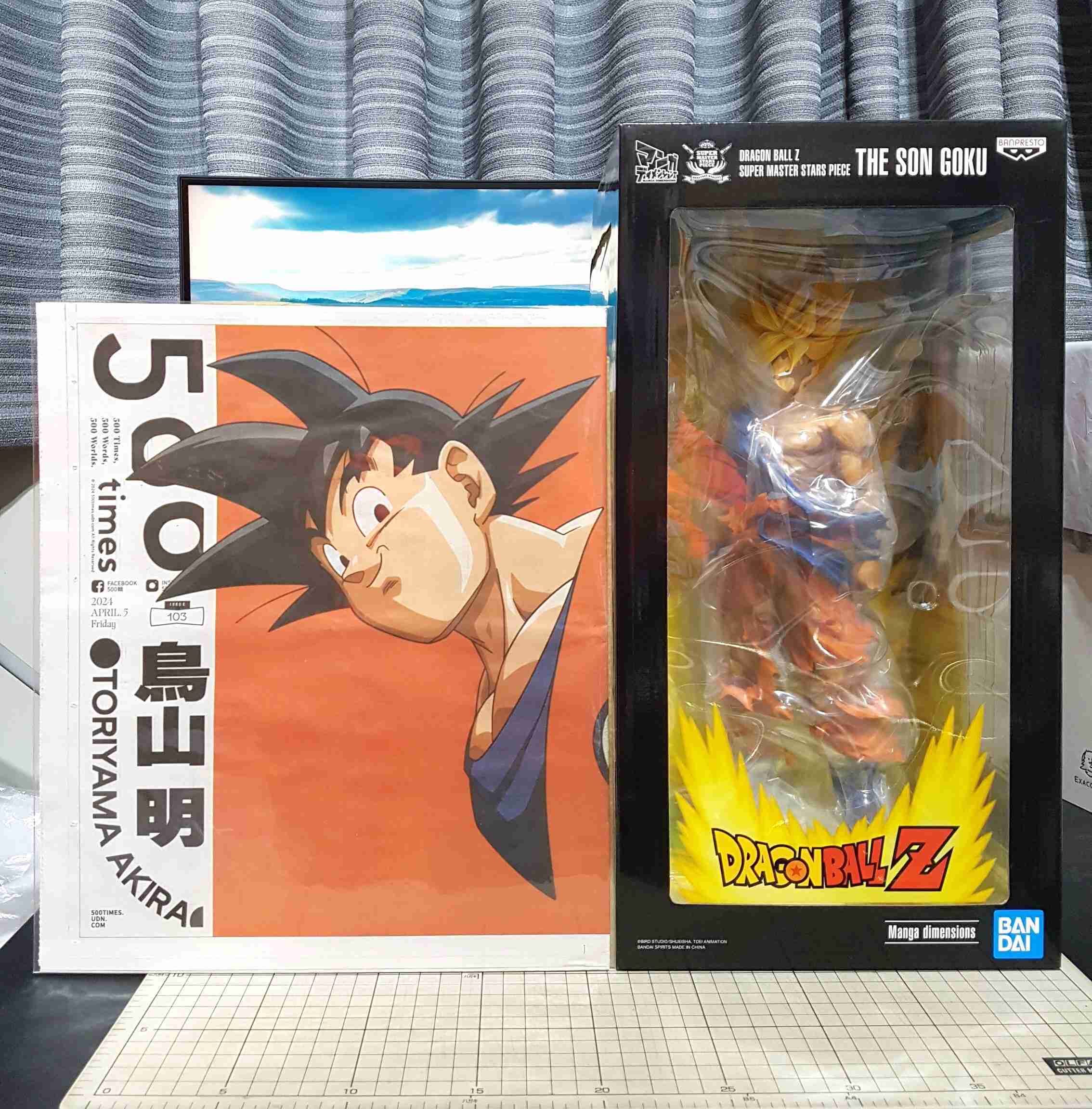 [長夜餘火]現貨 BANPRESTO SMSP 孫悟空 2D 漫畫色 悟空 七龍珠Z 代理版 聯合報 鳥山明特輯