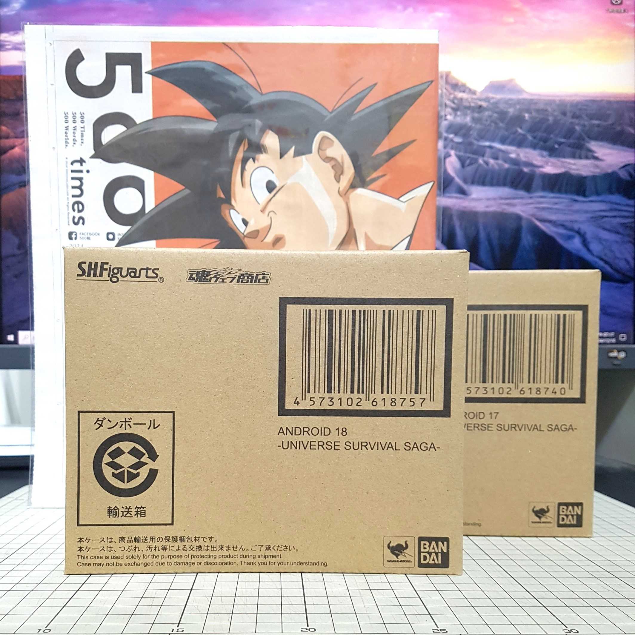 [長夜]現貨 S.H.Figuarts SHF 17號 18號 七龍珠超 宇宙生存篇 代理版 聯合報 鳥山明特輯 萬代