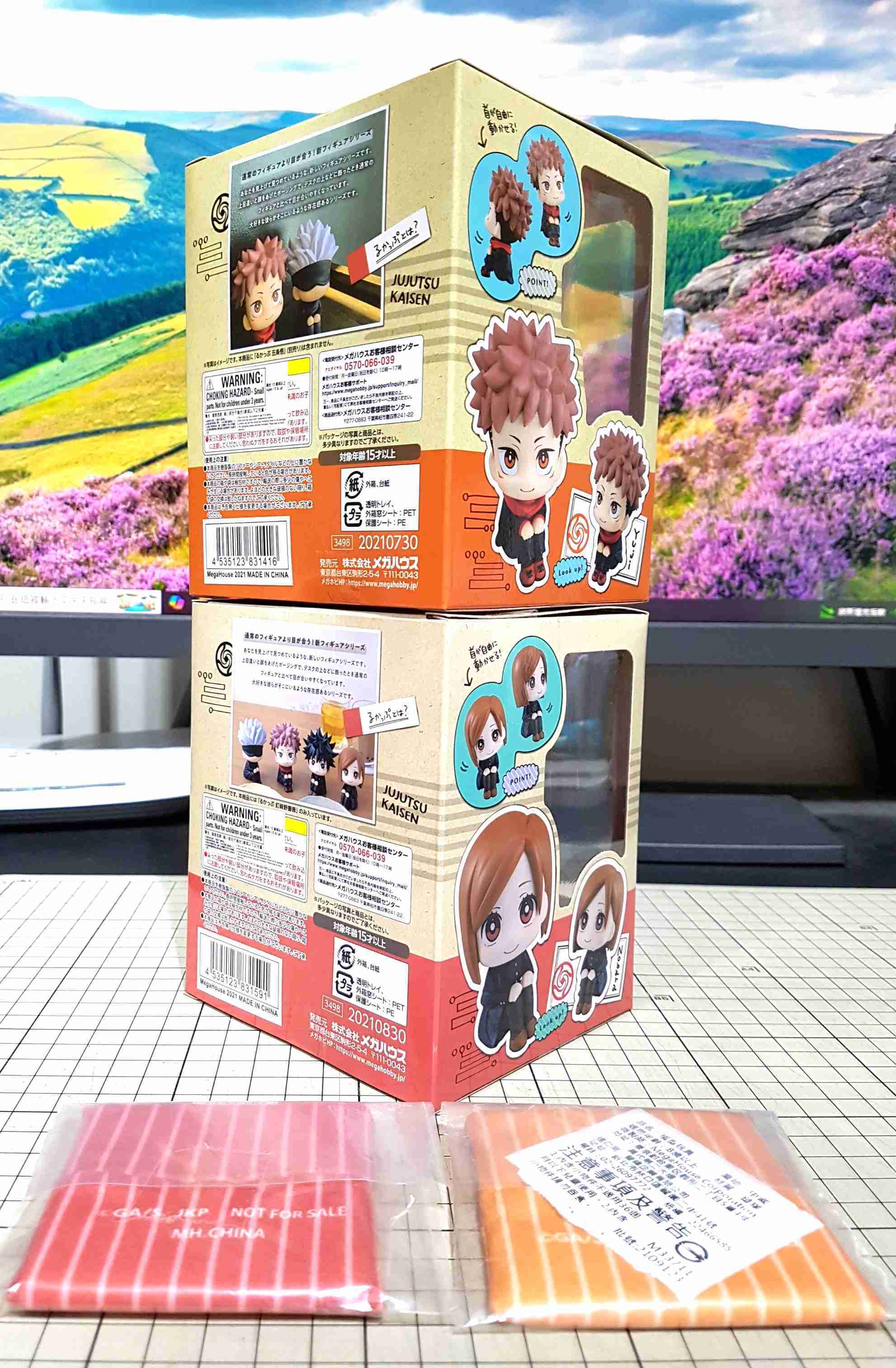 [長夜餘火]現貨24小時出貨 坐墊特典 MH Megahouse LOOK UP 虎杖悠仁 釘崎野薔薇 咒術迴戰