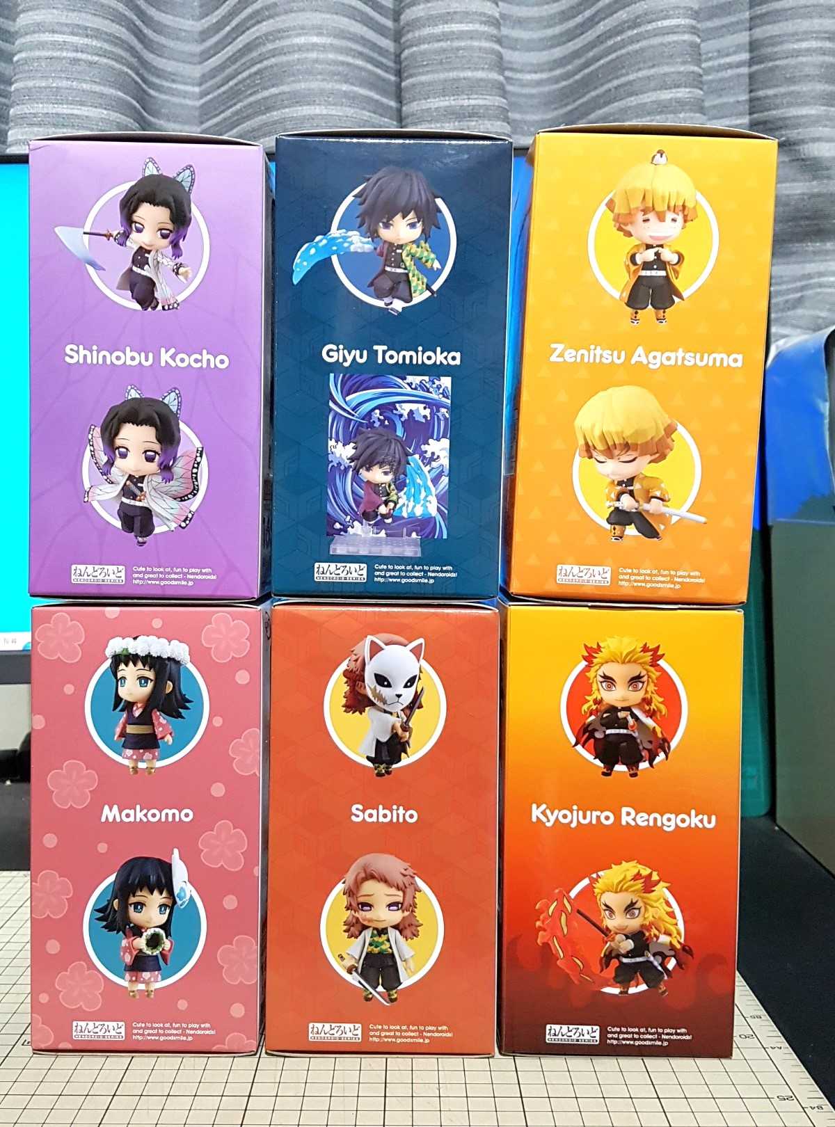 [長夜餘火]現貨 GSC 黏土人 我妻善逸、煉獄杏壽郎、富岡義勇、胡蝶忍、錆兔、真菰 鬼滅之刃 炎柱 水柱 蟲柱