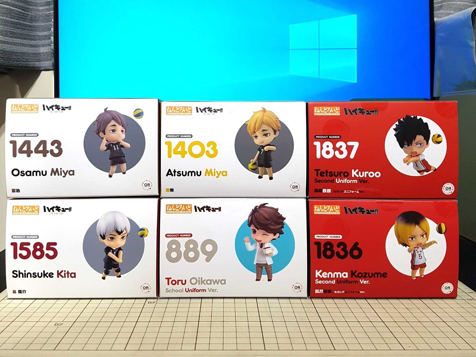 [長夜餘火]現貨 日版 GSC 黏土人 孤爪研磨 第二隊服、黑尾鐵朗 第二隊服、北信介、宮治、宮侑、及川徹 排球少年!!