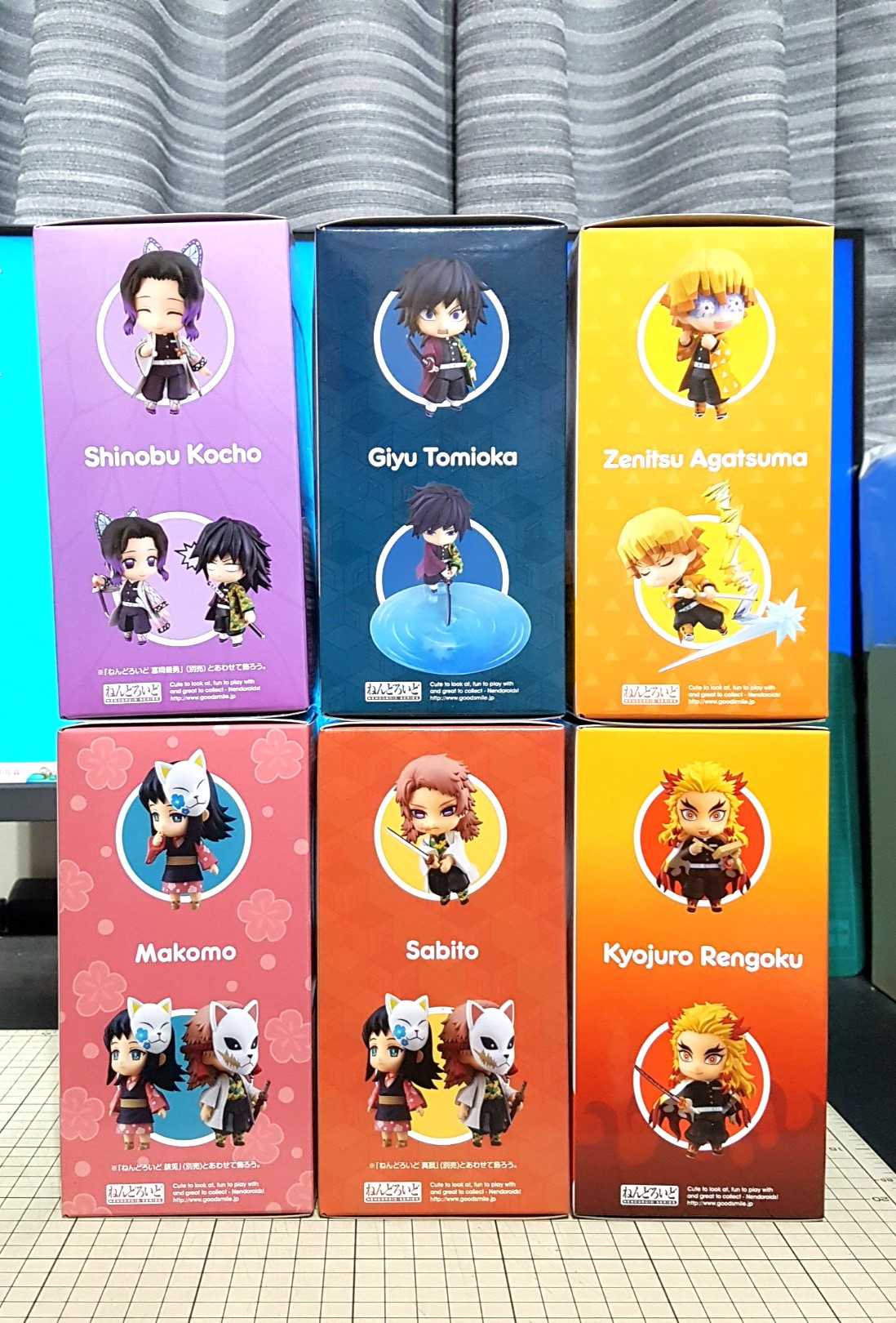 [長夜餘火]現貨 GSC 黏土人 我妻善逸、煉獄杏壽郎、富岡義勇、胡蝶忍、錆兔、真菰 鬼滅之刃 炎柱 水柱 蟲柱