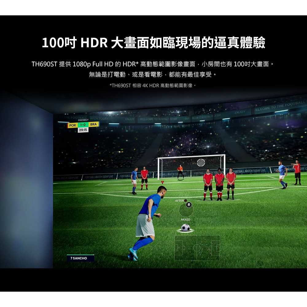 【GAME休閒館】BenQ TH690ST 4LED 高亮遊戲短焦三坪機 2300流明