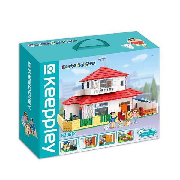 【GAME休閒館】QMAN Keepplay 啟蒙積木 蠟筆小新 野原新之助的家【現貨】QM0018