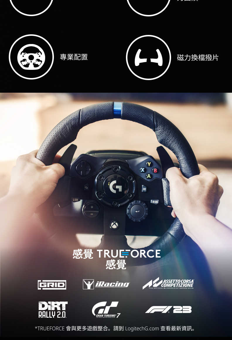 【GAME休閒館】Logitech 羅技 G PRO + PRO WHEEL 模擬賽車 方向盤和踏盤組合 適用於PC【現貨】
