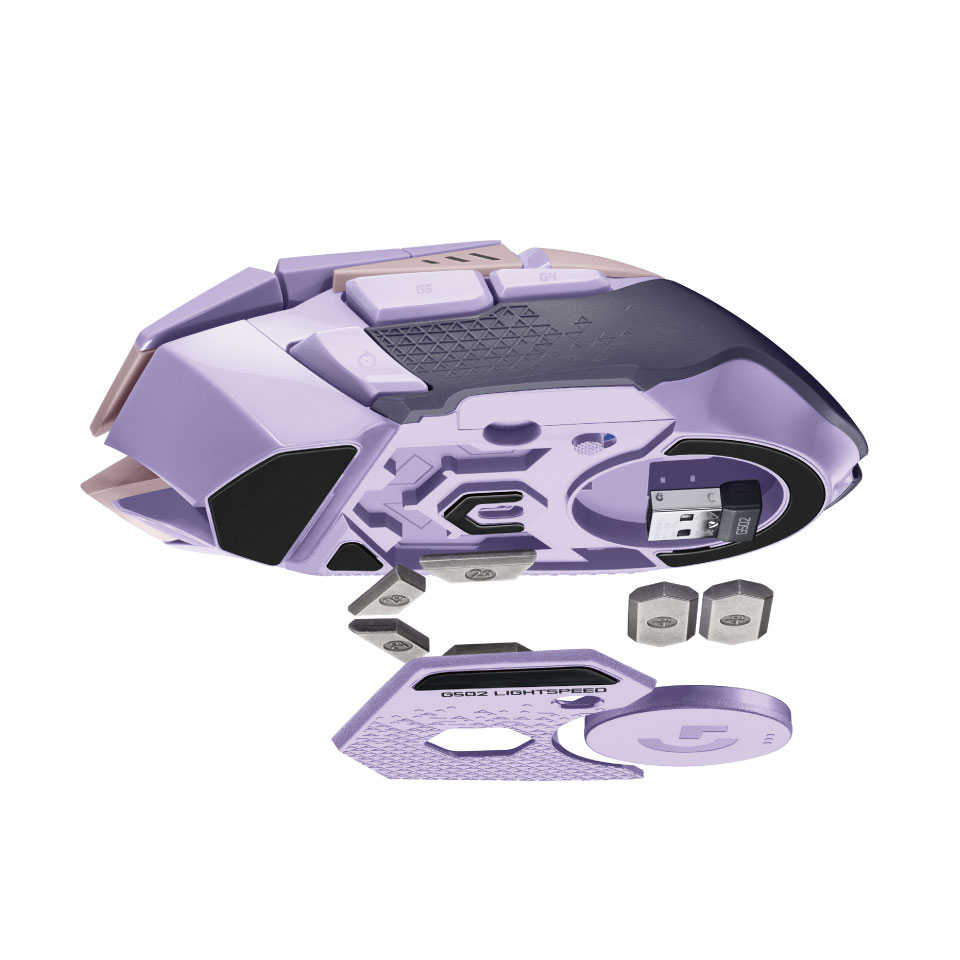 【送航海王隨機公仔】Logitech 羅技《 G502 Lightspeed 無線遊戲滑鼠 紫色 》【GAME休閒館】