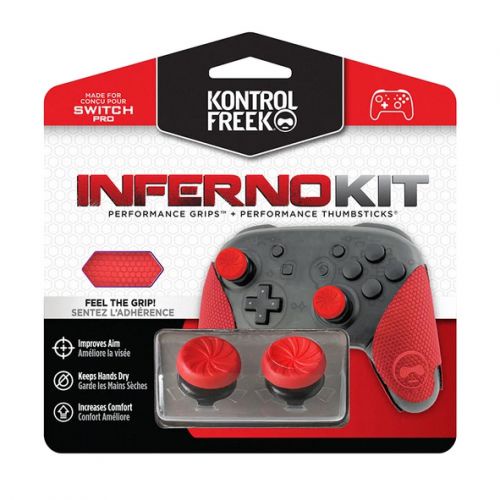 【GAME休閒館】KontrolFreek Switch Pro 類比套蘑菇頭+握把保護套PK-2040-PRO【現貨】