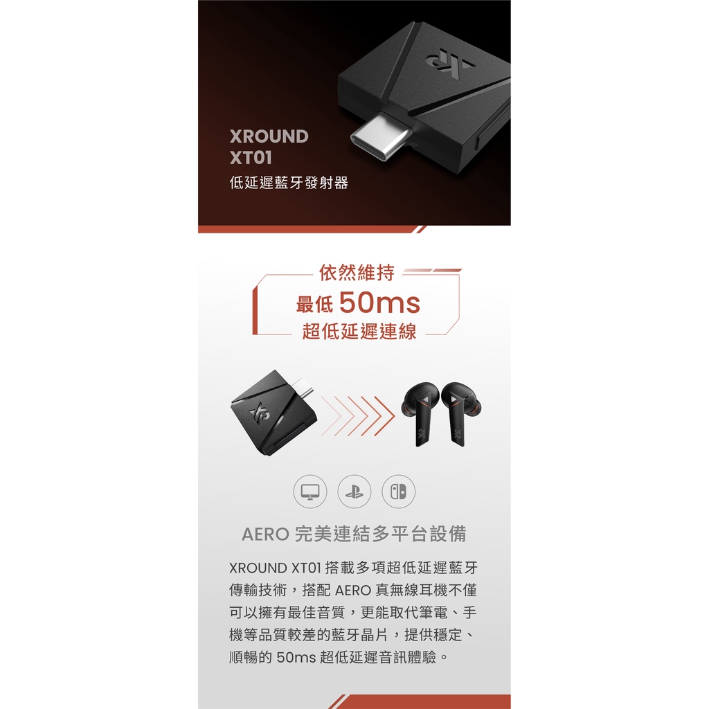XROUND XT01藍牙發射器 一對二 低延遲 PS4 SWITCH【GAME休閒館】 售價