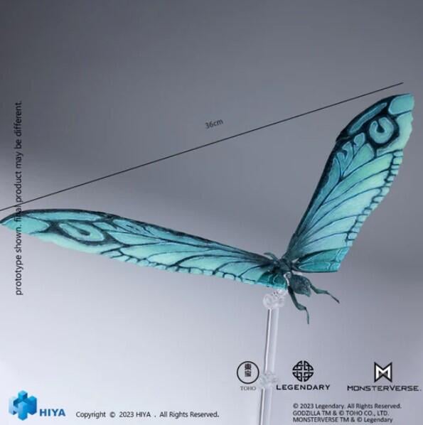 【GAME休閒館】HIYA 哥吉拉2 怪獸之王 摩斯拉 Emerald Titan 可動公仔 Q3【預購2/21】