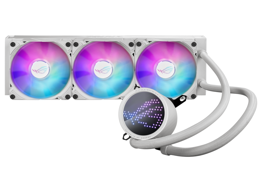ASUS《 ROG RYUO III 360 ARGB 白龍王三代 一體式CPU 水冷散熱器 白色 》【預購】