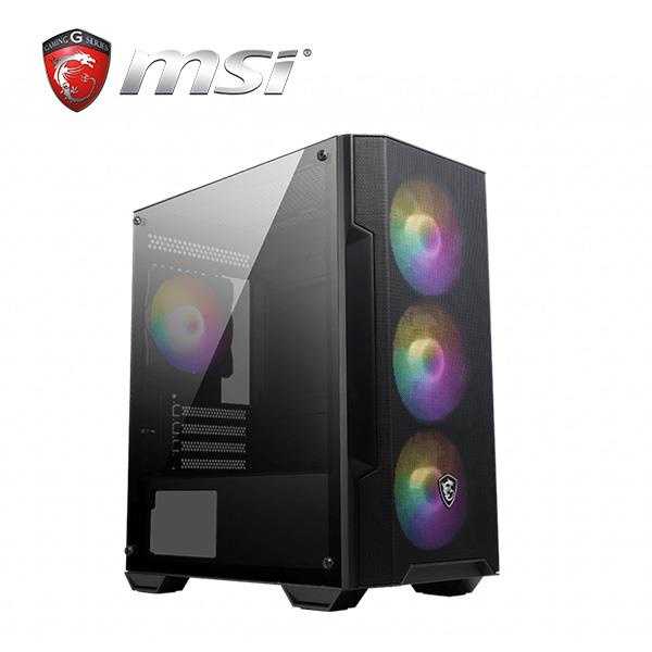 【GAME休閒館】MSI微星 MAG FORGE M100A M-ATX/顯卡長30/CPU高16/壓克力透側/機殼