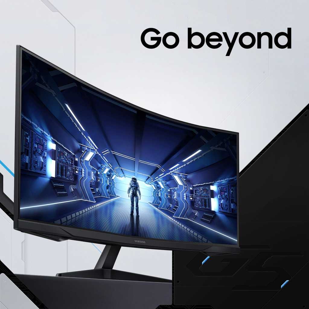 【999加購谷歌TV】SAMSUNG 三星 C34G55TWWC Odyssey G5 1000R 曲面電競螢幕
