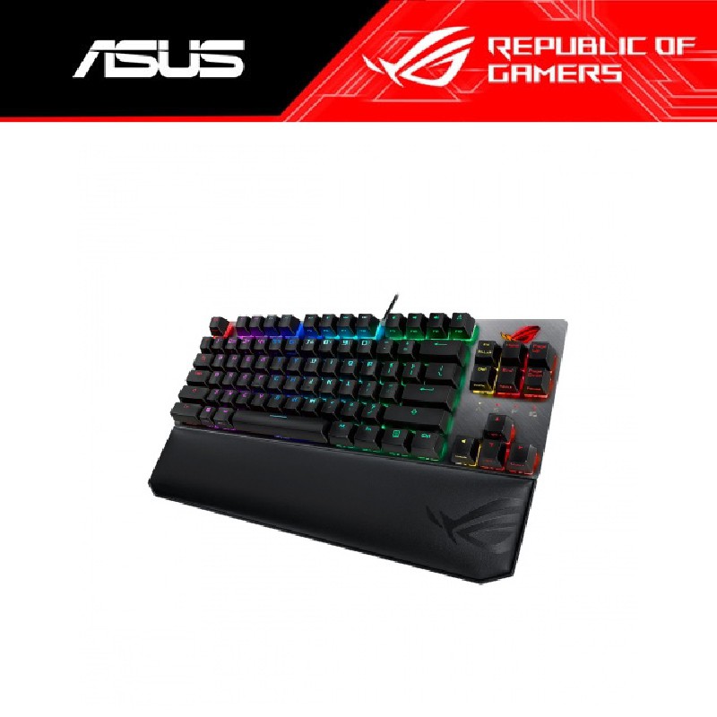 ASUS 華碩 ROG Strix Scope TKL Deluxe 電競鍵盤-青軸【GAME休閒館】