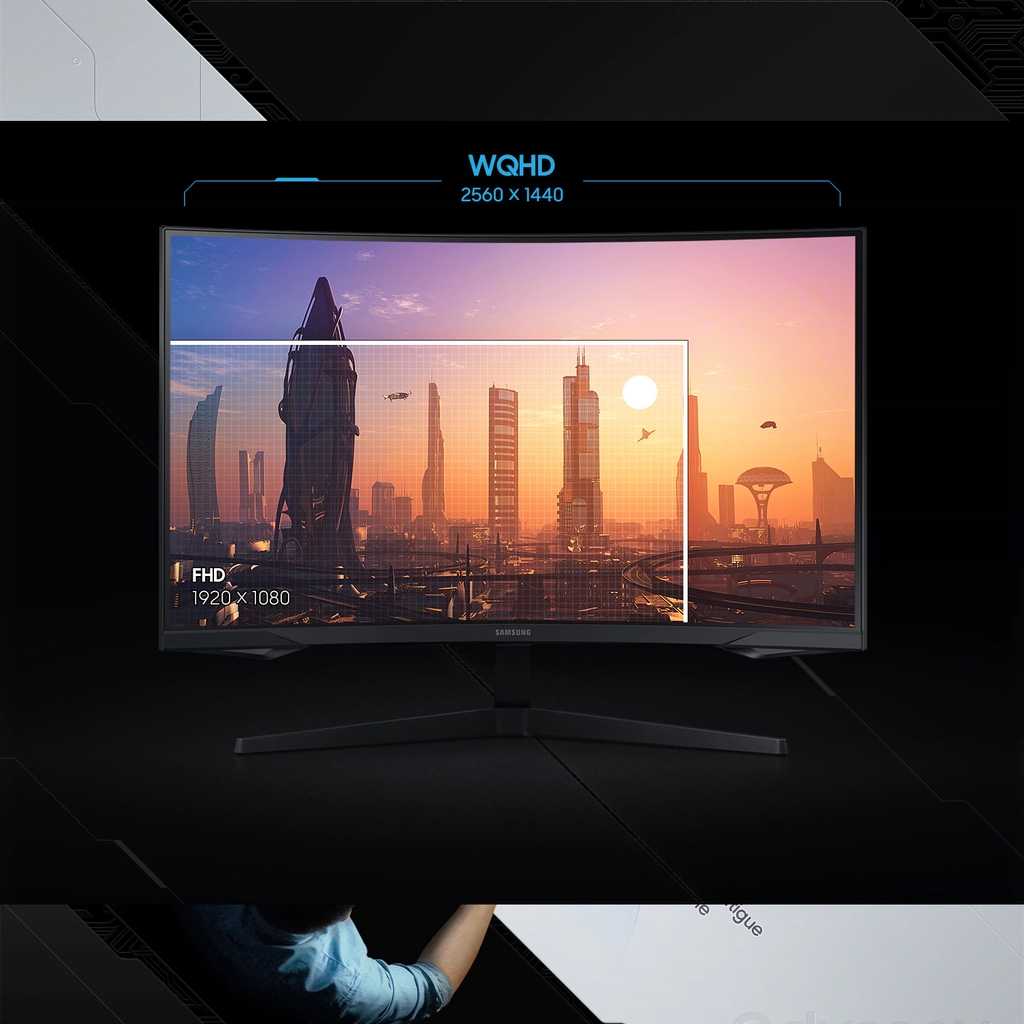 【999加購谷歌TV】SAMSUNG 三星 C34G55TWWC Odyssey G5 1000R 曲面電競螢幕