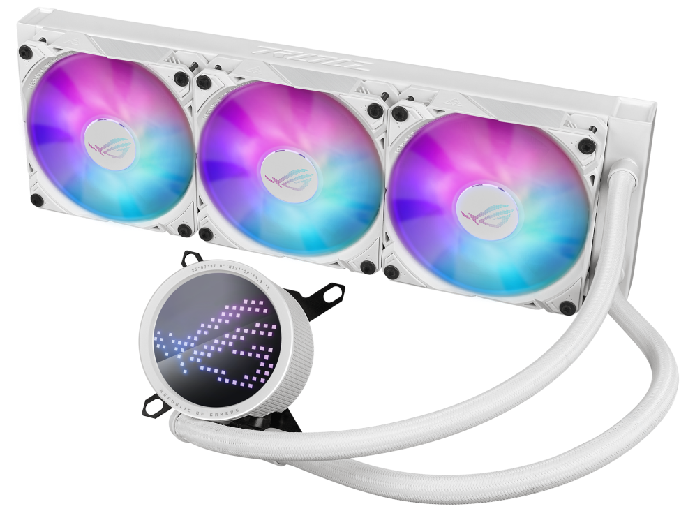 ASUS《 ROG RYUO III 360 ARGB 白龍王三代 一體式CPU 水冷散熱器 白色 》【預購】