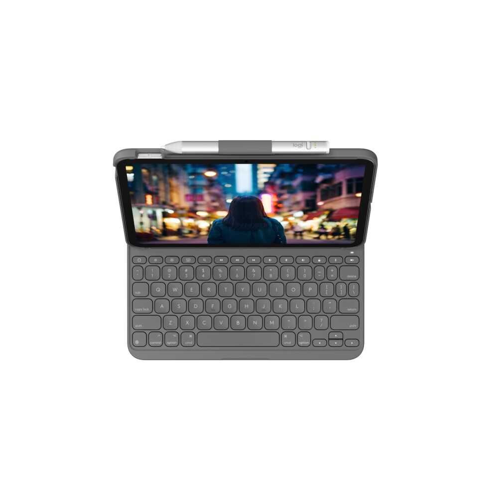 【GAME休閒館】Logitech 羅技《 Slim Folio 輕薄藍牙鍵盤保護套 iPad 10代專用 》