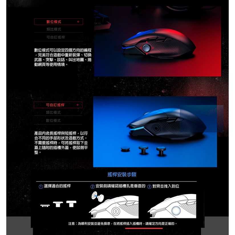【活動送滑鼠墊】華碩 ROG Chakram X Origin 三模無線電競滑鼠【GAME休閒館】