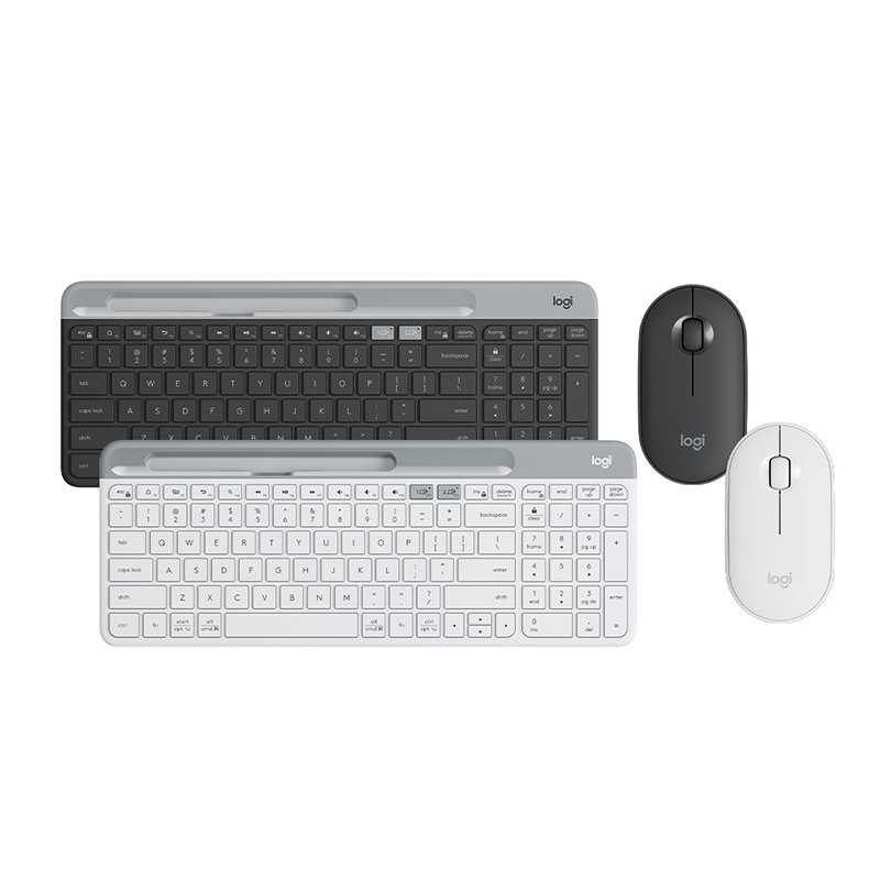 【GAME休閒館】Logitech 羅技《K580+M350 無線藍牙鍵鼠 時尚禮盒組》石磨灰/時尚白【現貨】