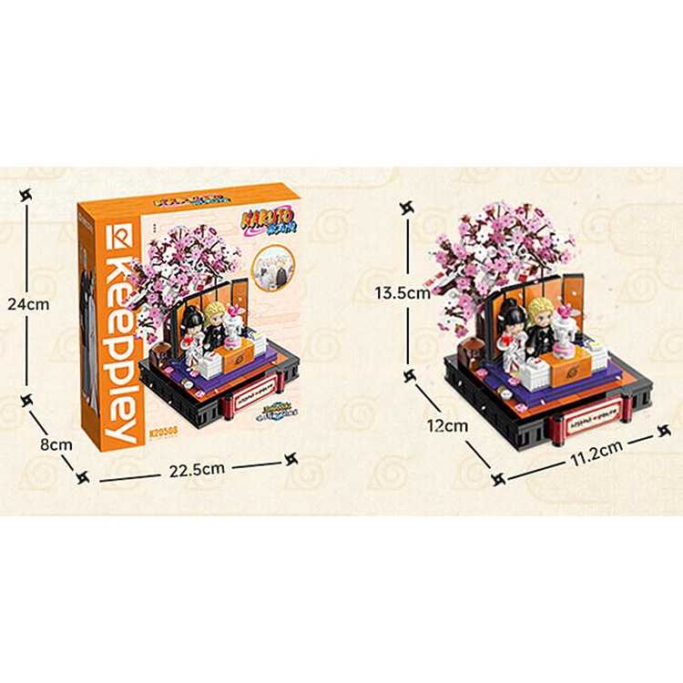 【GAME休閒館】QMAN Keepplay 啟蒙積木 火影忍者 場景系列 鳴人與雛田櫻之婚禮【現貨】QM0027