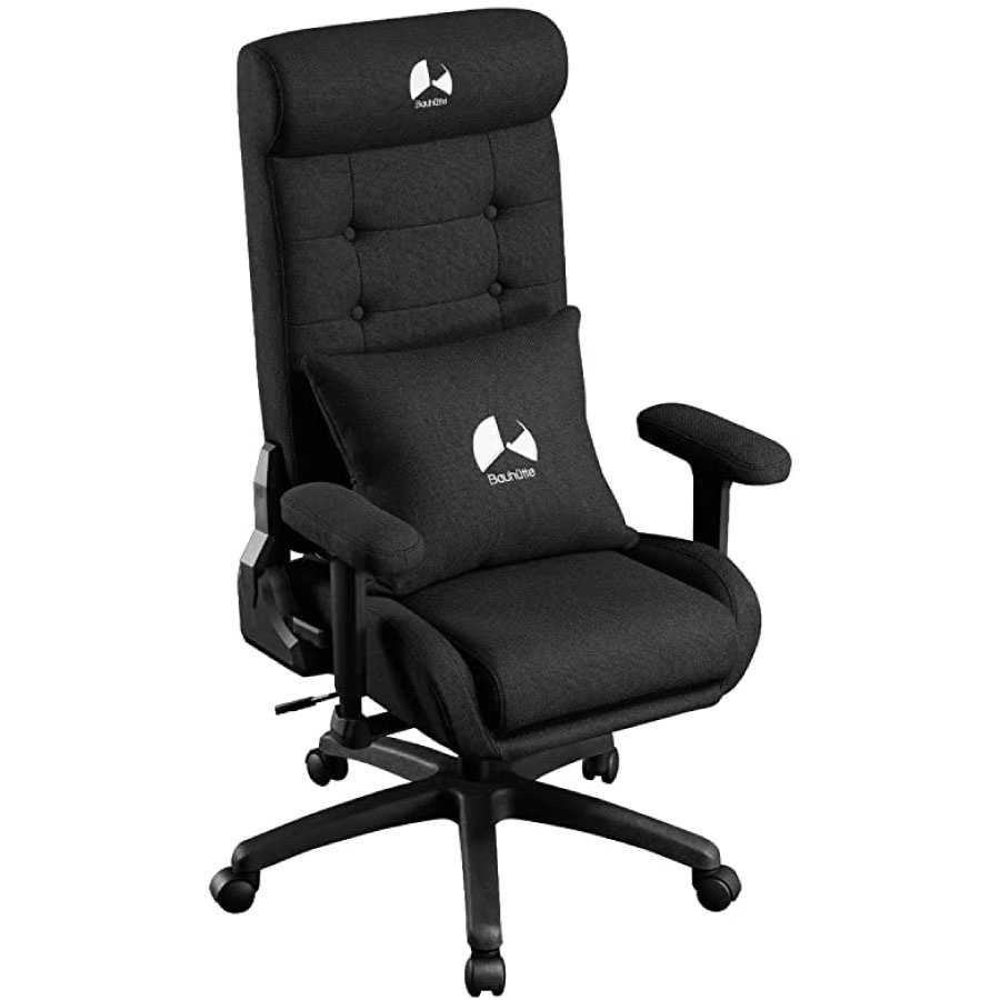 【GAME休閒館】Bauhutte 不織布電競沙發椅 黑色 G-370-BK【現貨】BT0024