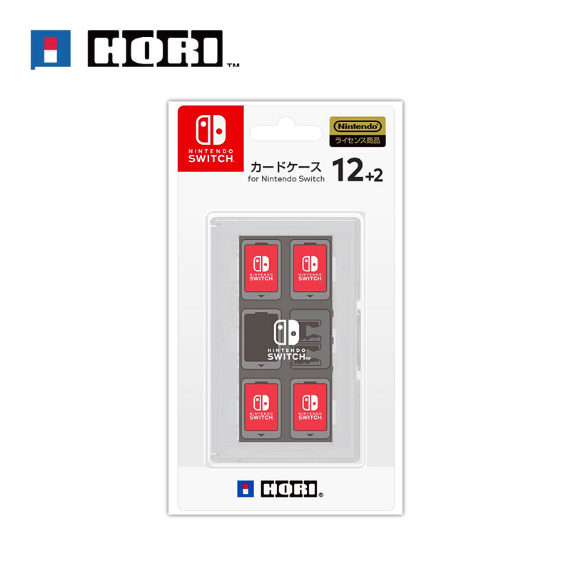 【GAME休閒館】HORI NS Switch 透明卡匣盒 12片裝 NSW-024 (透明/黑/藍3色選)【現貨】