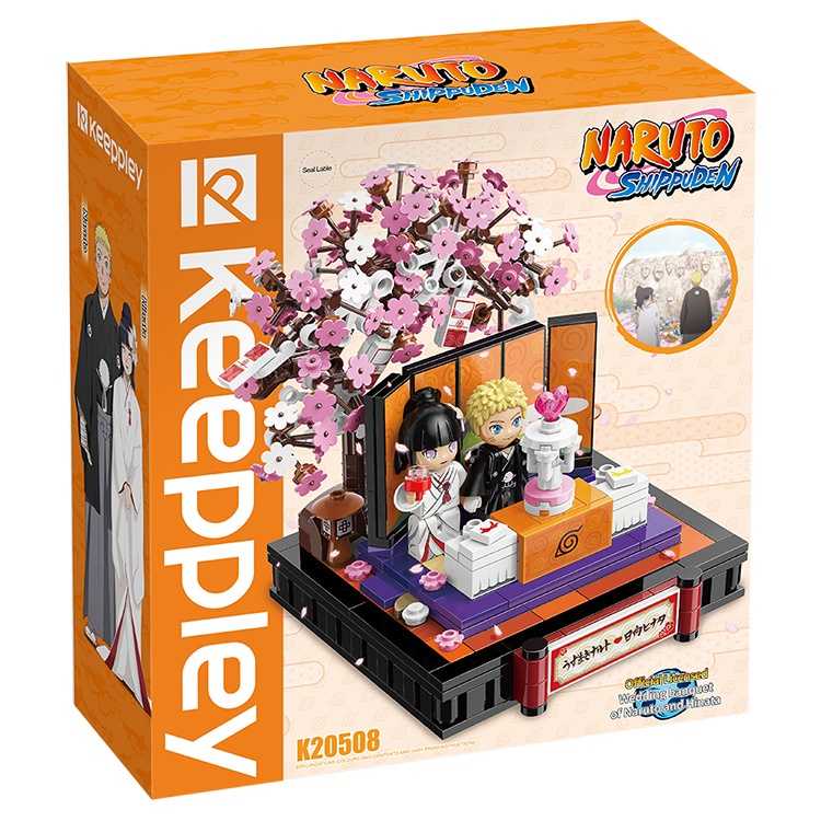 【GAME休閒館】QMAN Keepplay 啟蒙積木 火影忍者 場景系列 鳴人與雛田櫻之婚禮【現貨】QM0027