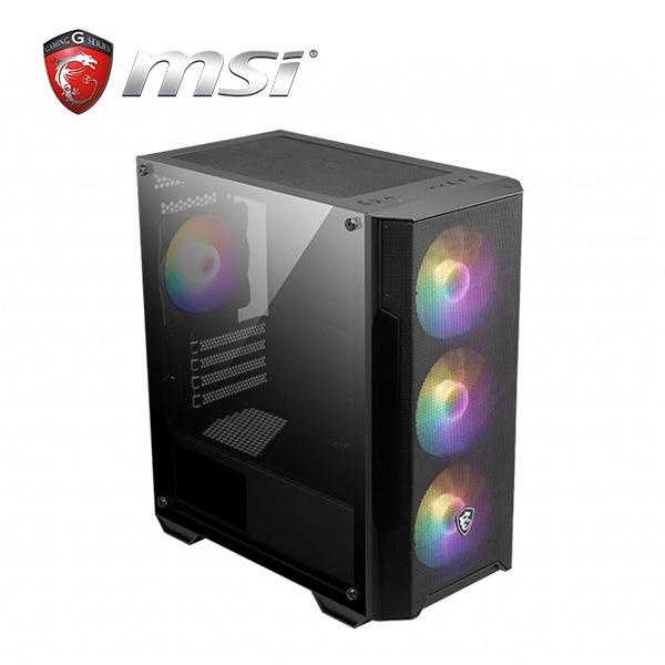 【GAME休閒館】MSI微星 MAG FORGE M100A M-ATX/顯卡長30/CPU高16/壓克力透側/機殼