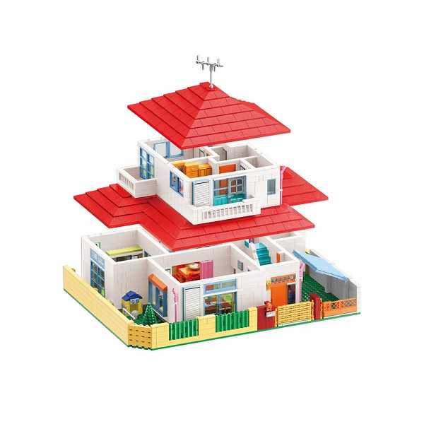 【GAME休閒館】QMAN Keepplay 啟蒙積木 蠟筆小新 野原新之助的家【現貨】QM0018