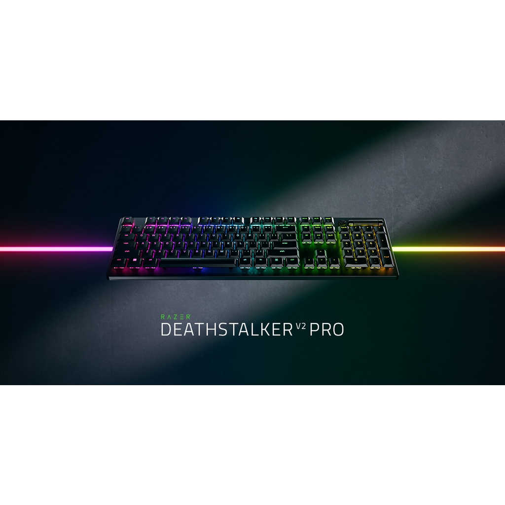 【GAME休閒館】Razer 雷蛇 DEATHSTALKER 噬魂金蝎 V2 PRO 電競鍵盤 白色 英文紫軸【現貨】
