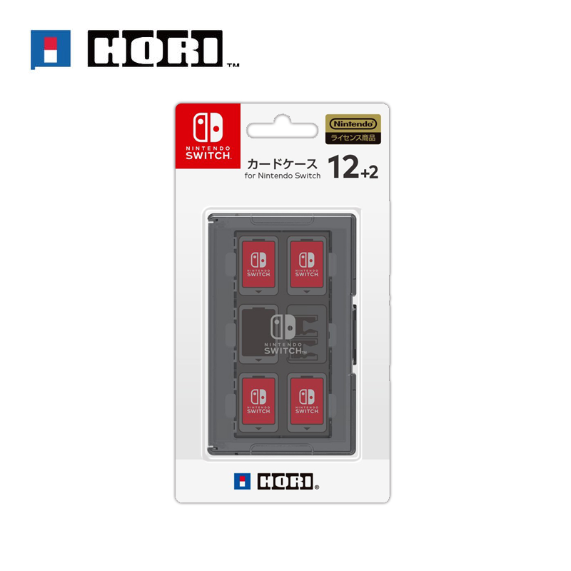 【GAME休閒館】HORI NS Switch 透明卡匣盒 12片裝 NSW-024 (透明/黑/藍3色選)【現貨】