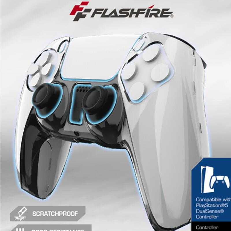 【GAME休閒館】FlashFire PS5 Crystal case 手把 水晶保護殼 (加厚版)HPS520【現貨】