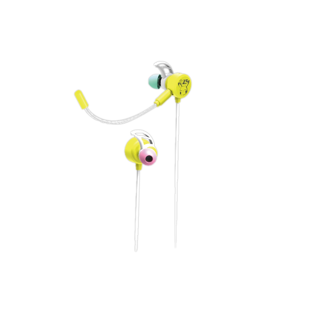HORI NS Switch《寶可夢》遊戲用入耳式耳機麥克風 皮卡丘POP NSW-261A【現貨】 【GAME休閒館】