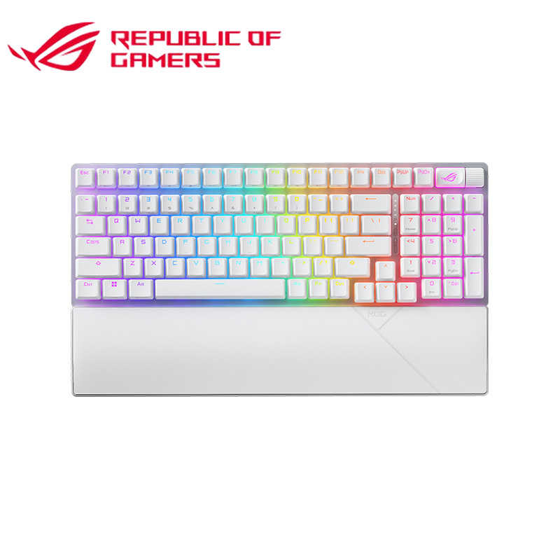 【GAME休閒館】ROG STRIX SCOPE II 96 WL 無線機械式鍵盤 白色 (雪軸/STORM軸)