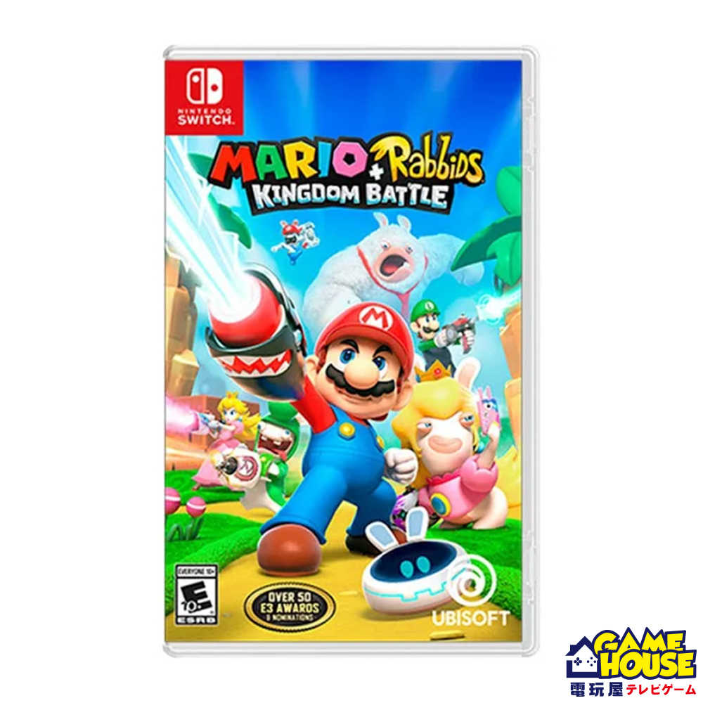 【電玩屋】任天堂 NS Switch《瑪利歐+瘋狂兔子 王國之戰》Mario+Rabbids 雷曼兔 中文版