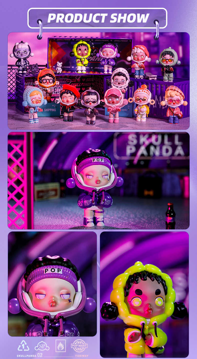 【Lemonade】現貨-SKULL PANDA熊喵熱潮系列盲盒 盒玩 盲抽 公仔 玩具 泡泡瑪特 POPMART
