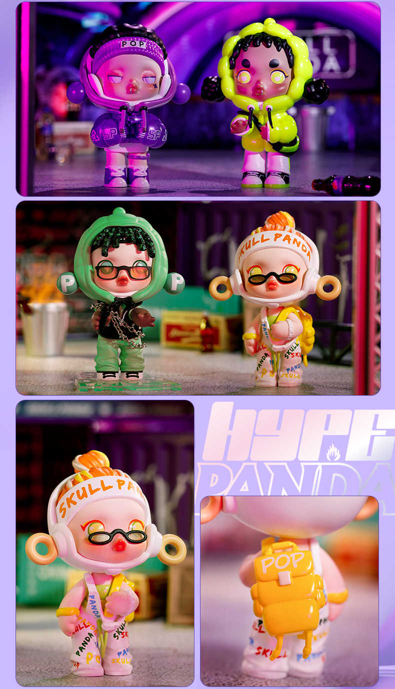 【Lemonade】現貨-SKULL PANDA熊喵熱潮系列盲盒 盒玩 盲抽 公仔 玩具 泡泡瑪特 POPMART